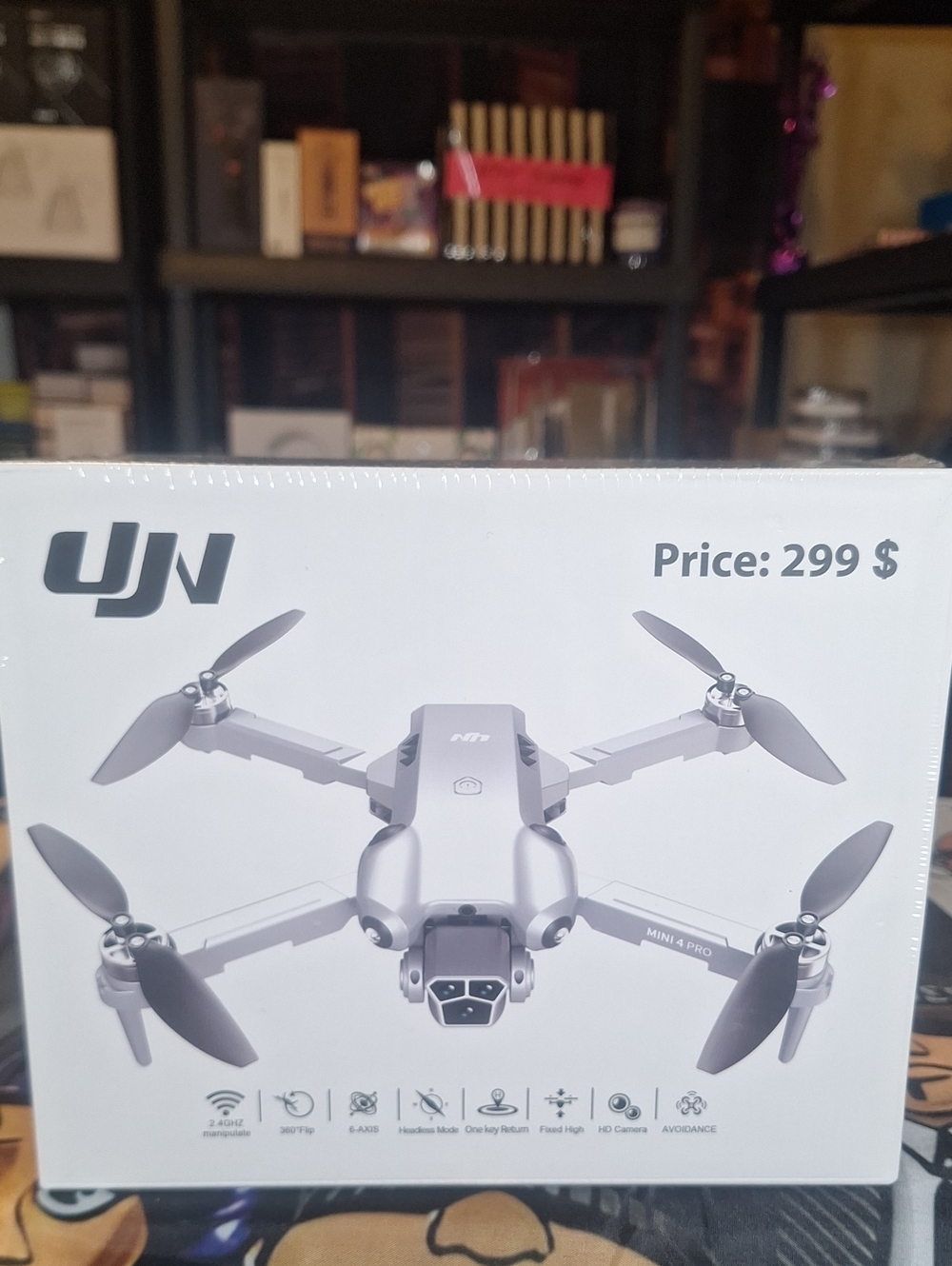 Silver Mini 4 Pro Foldable Drone - Silver (Factory Sealed)